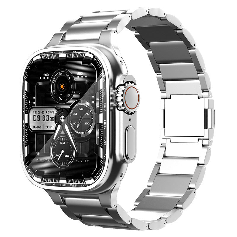 Women's Electronic Magnetic Snap Titanium Alloy Watch Strap