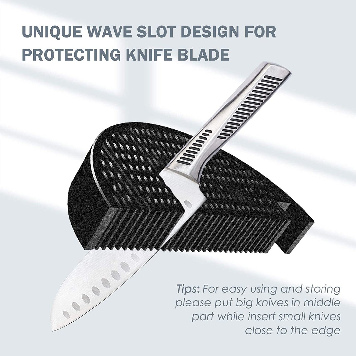 Universal Double-Layer Knife Block Holder