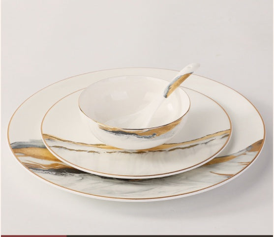 Bone China Hotel Tableware Set Chinese Style Success