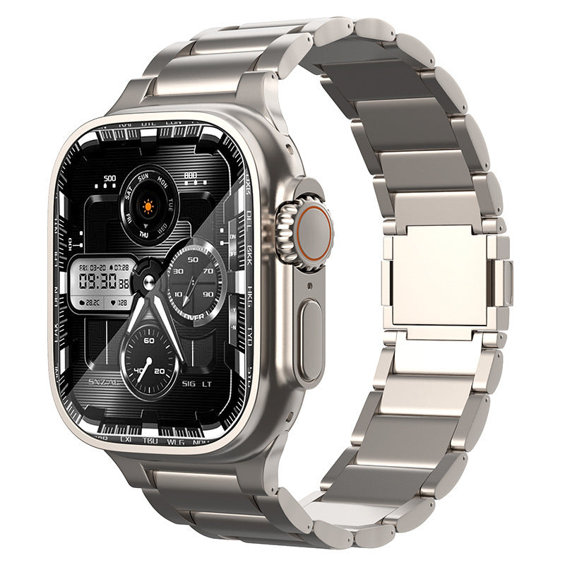 Women's Electronic Magnetic Snap Titanium Alloy Watch Strap