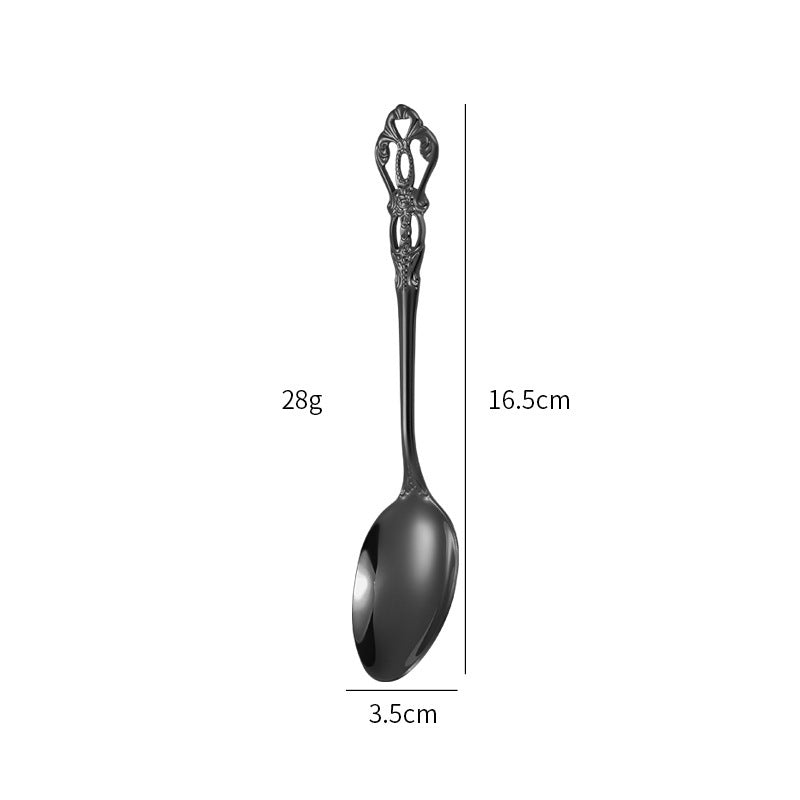 Gold-Plated Stainless Steel Cutlery Set