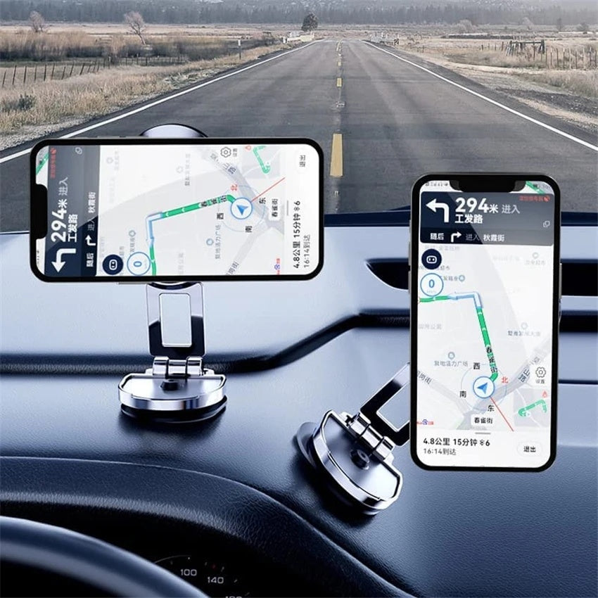 Foldable Metal Magnetic Car Phone Holder