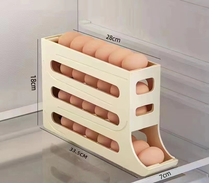 4-Layer Automatic Egg Roller Storage Tray