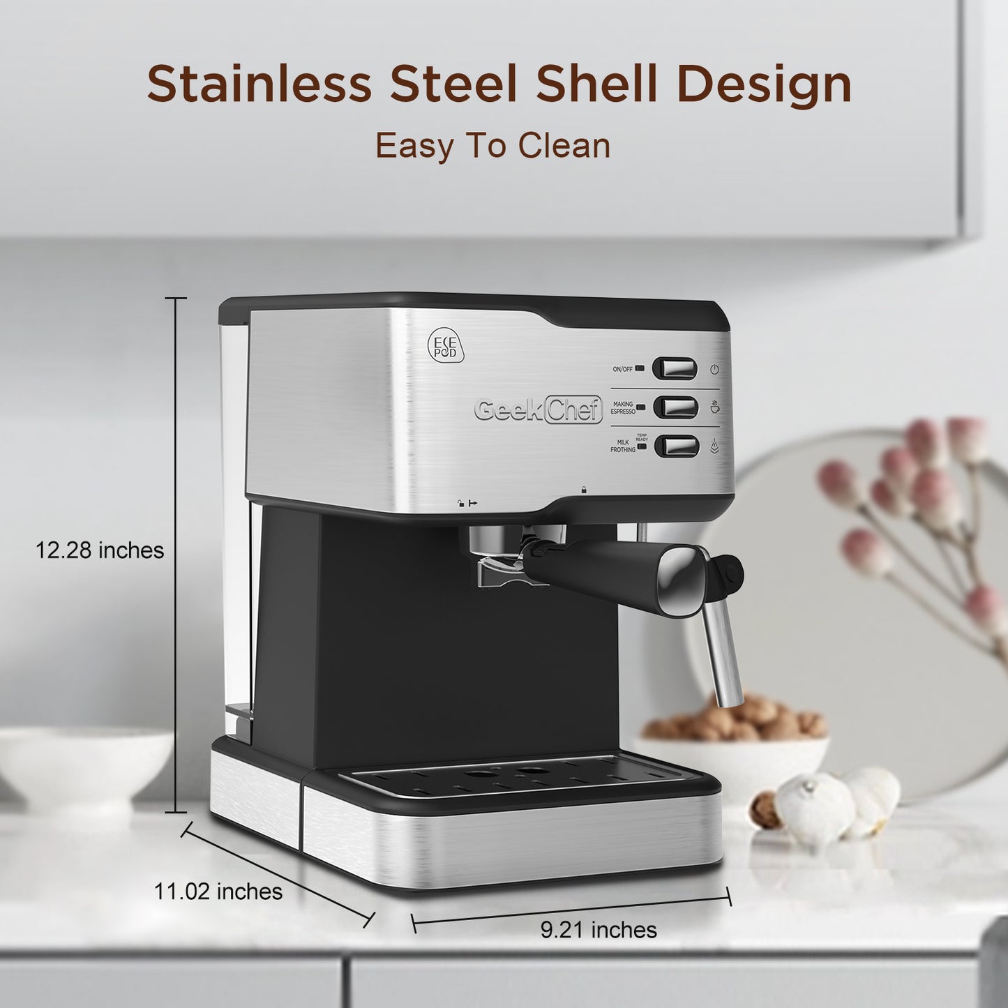 Geek Chef 20 Bar Espresso Machine