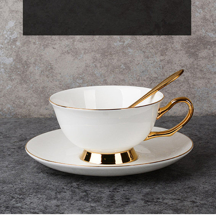 Bone China Gold-Painted Tea Set