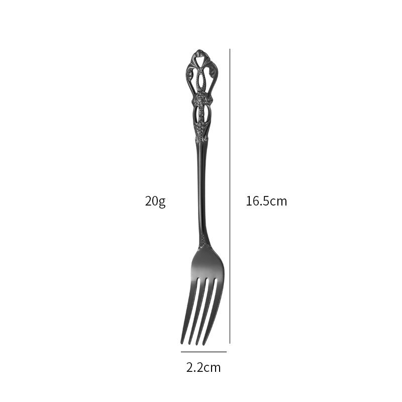 Gold-Plated Stainless Steel Cutlery Set