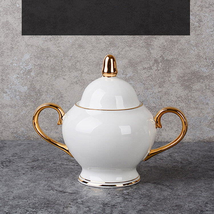Bone China Gold-Painted Tea Set