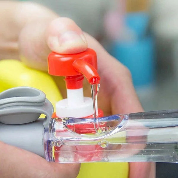 Dispenser dishwasher cleaning brush 2 In 1