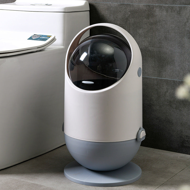 Kitchen Lidded Trash Can