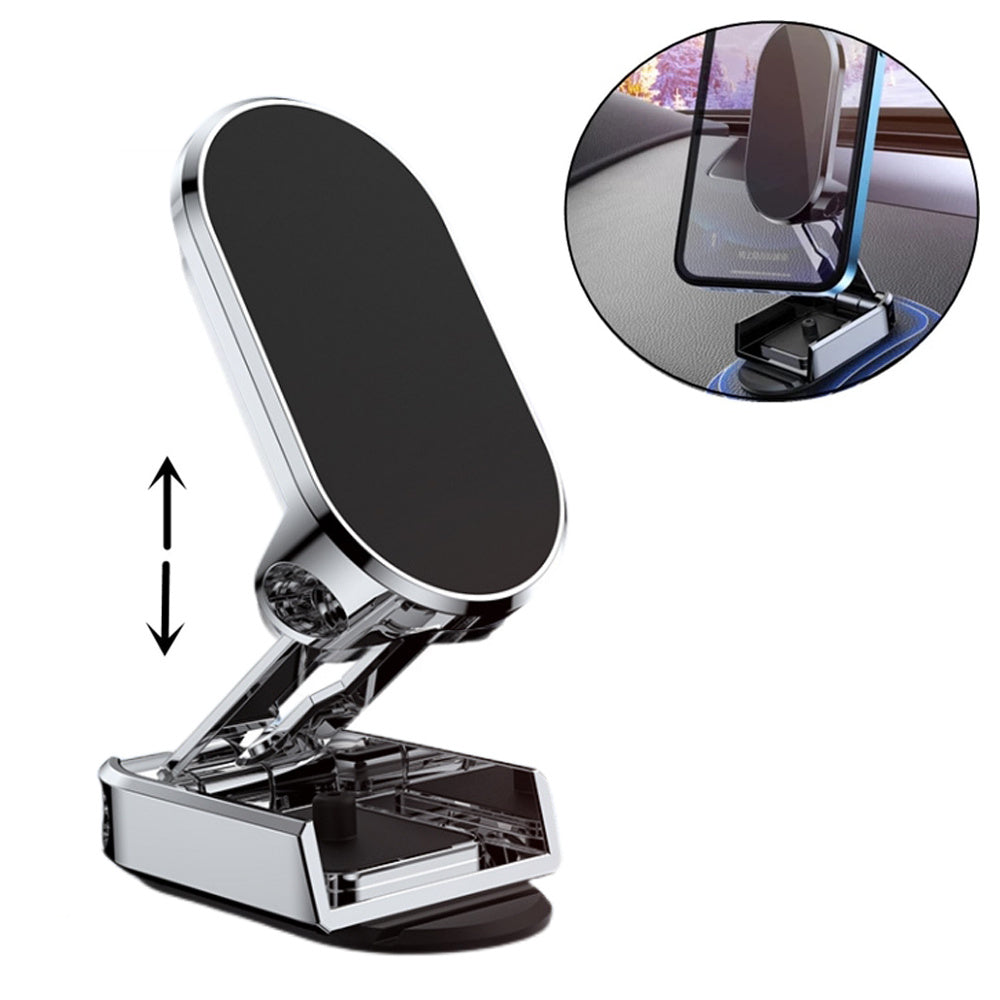 Foldable Metal Magnetic Car Phone Holder