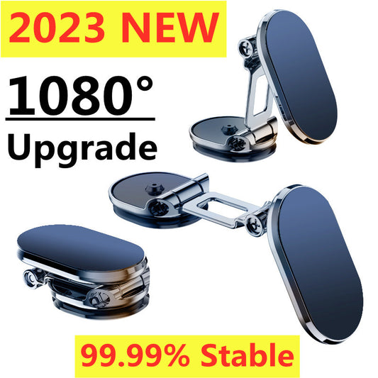 Foldable Metal Magnetic Car Phone Holder