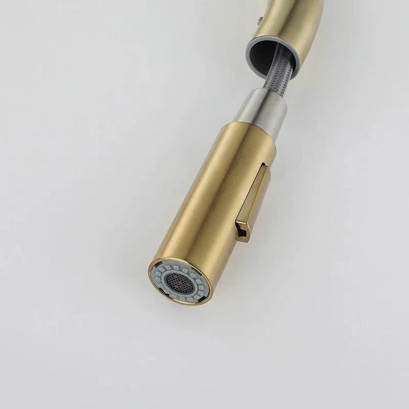 Kitchen Stainless Steel Pull-out Retractable Faucet
