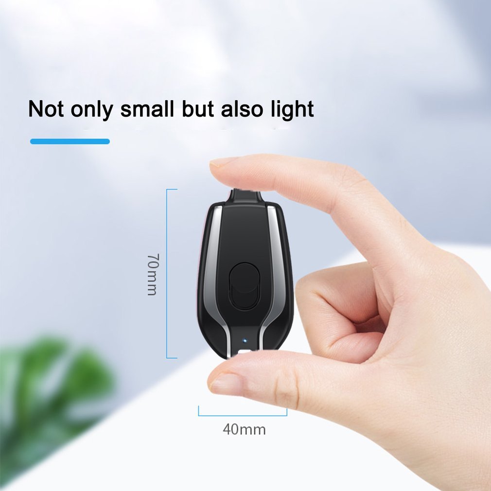 1500mAh Mini Power Pod Keychain Charger