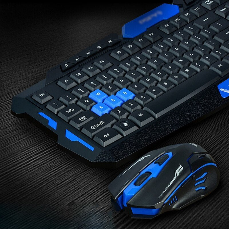 HK8100 2.4G Wireless Gaming Keyboard & Mouse Combo for Laptop