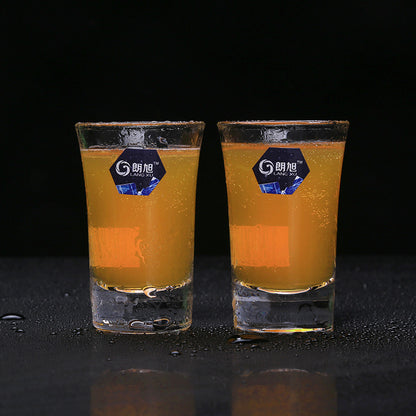 Lead free thickened wonton glass