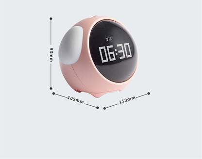 Cute Multi-Function Pixel Alarm Clock Wake-Up Light