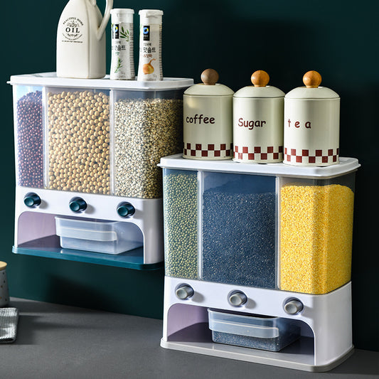 Wall-mounted Clear Food Storage