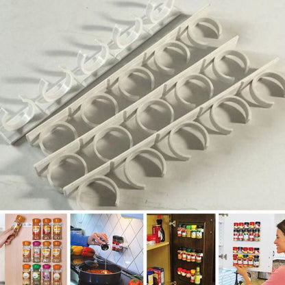 Clip N Store Spice Rack and Bottle Storage
