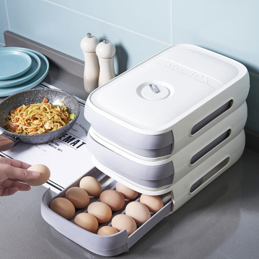Drawer-Type Egg & Dumpling Storage Box