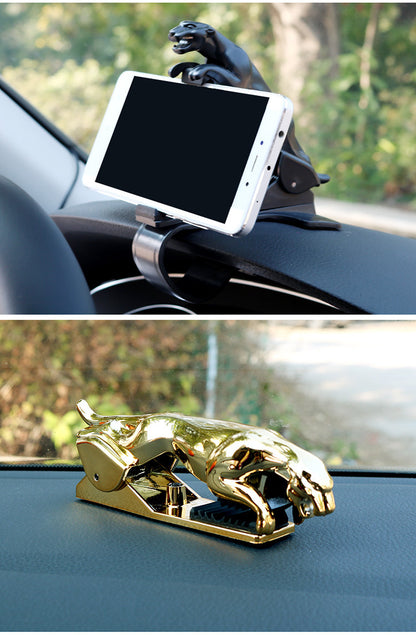 Adjustable 360-Degree Jaguar-Design Car Phone Holder & GPS Stand