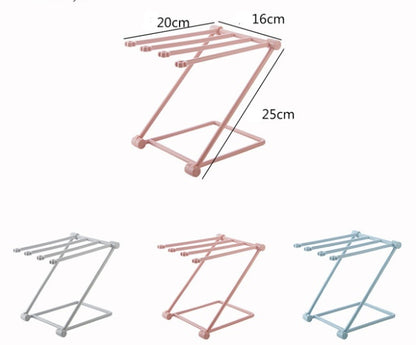 Foldable Dishcloth Shelf & Kitchen Organizer