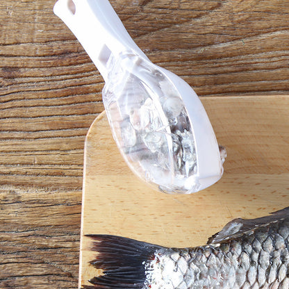 Fish Skin Scaler & Scale Scraping Brush Tool