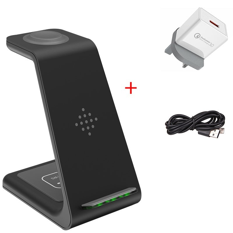 3-in-1 Fast Charging Wireless Stand & Dock