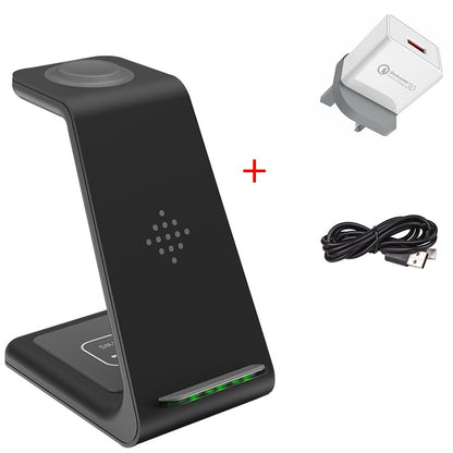 3-in-1 Fast Charging Wireless Stand & Dock