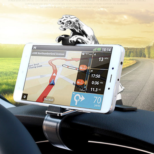 Adjustable 360-Degree Jaguar-Design Car Phone Holder & GPS Stand
