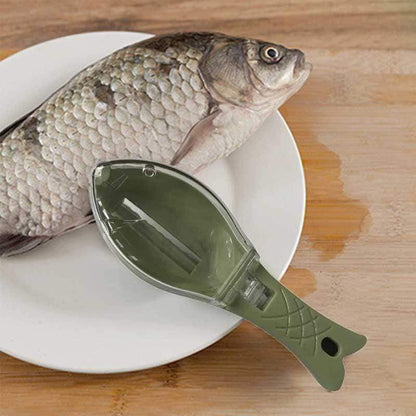 Fish Skin Scaler & Scale Scraping Brush Tool
