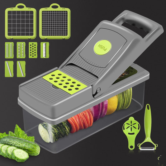 Household Kitchen Vegetable Cutter and Silk Cutter