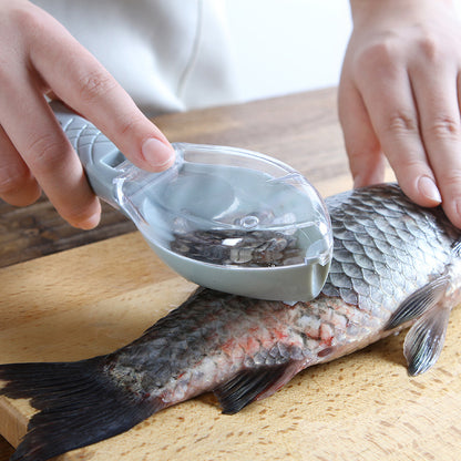 Fish Skin Scaler & Scale Scraping Brush Tool
