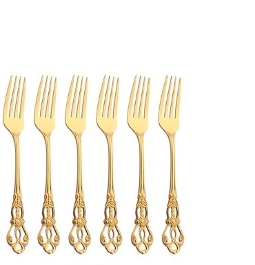 Gold-Plated Stainless Steel Cutlery Set
