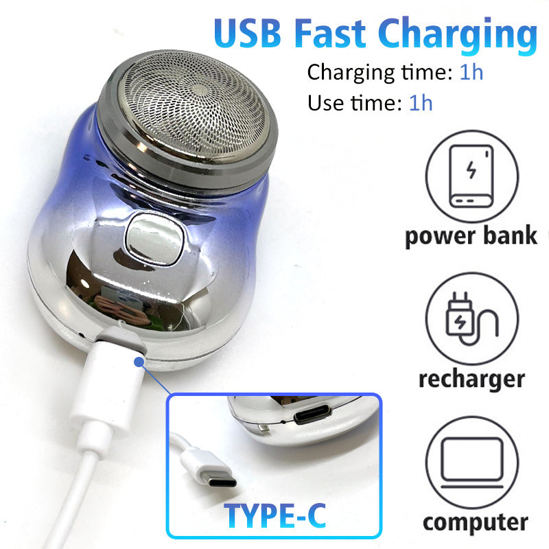 Mini Portable USB Electric Shaver
