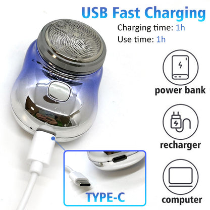 Mini Portable USB Electric Shaver