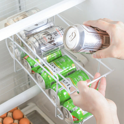 Double-Layer Cans and Coke Kitchen Storage Rack