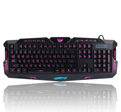 J10 Tricolor Backlight Gaming Keyboard & Mouse Set