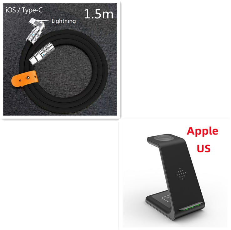 3-in-1 Fast Charging Wireless Stand & Dock