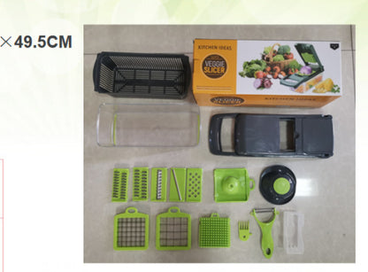 Household Kitchen Vegetable Cutter and Silk Cutter