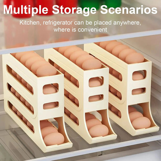 4-Layer Automatic Egg Roller Storage Tray