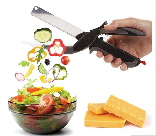 2-in-1 Stainless Steel Knife & Vegetable Slicer