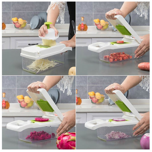 Multi-function double-head vegetable cutter