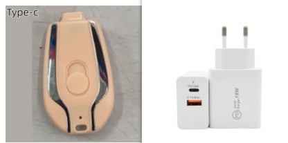 1500mAh Mini Power Pod Keychain Charger