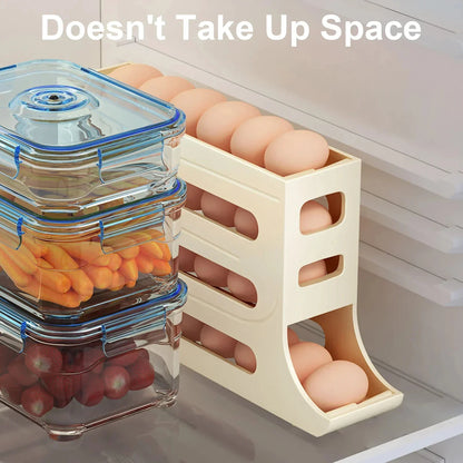 4-Layer Automatic Egg Roller Storage Tray
