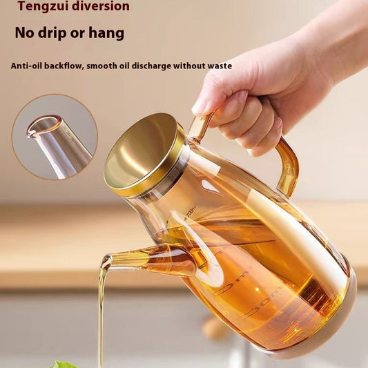 Kitchen Oiler Borosilicate Glass Condiment Bottle