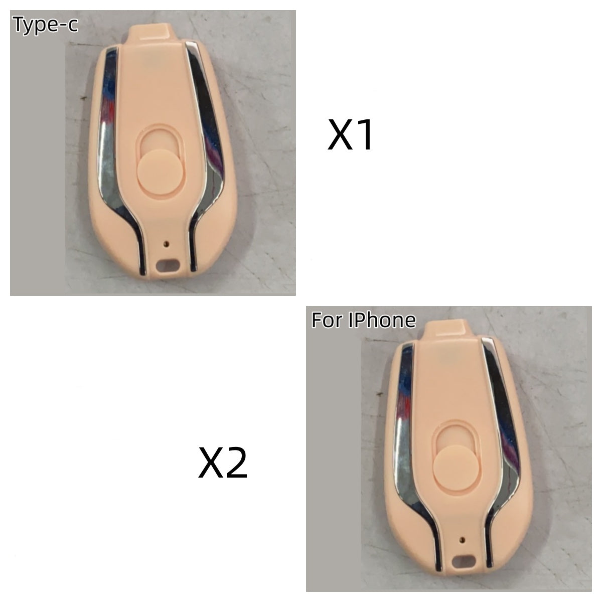 1500mAh Mini Power Pod Keychain Charger