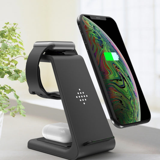 3-in-1 Fast Charging Wireless Stand & Dock