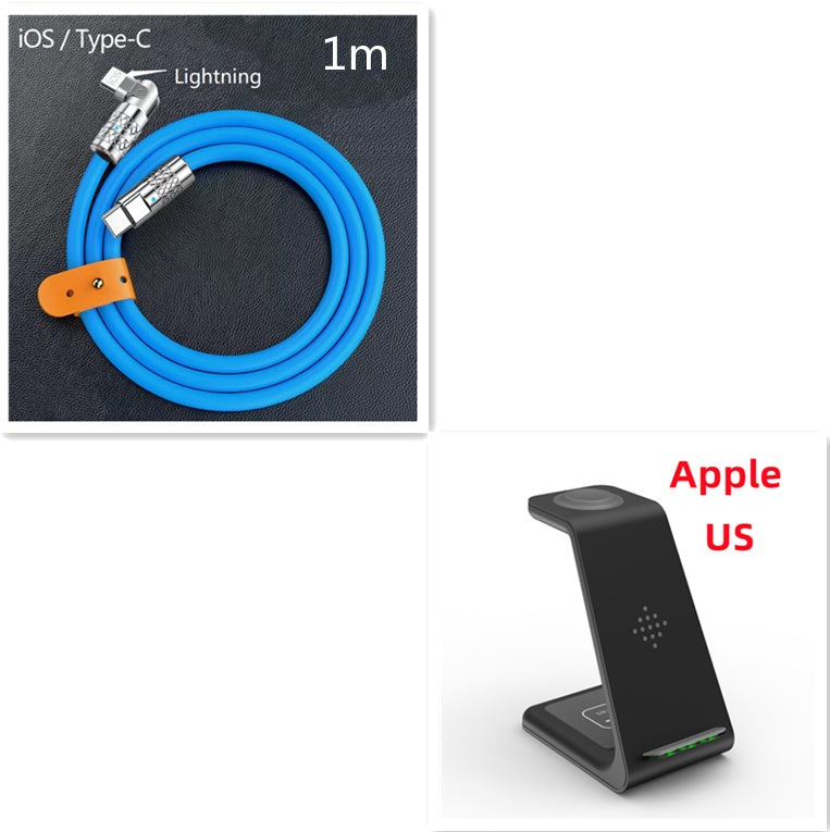 3-in-1 Fast Charging Wireless Stand & Dock