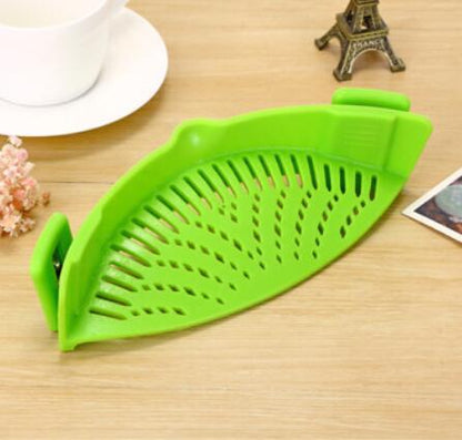 Silicone Clip-on Pot Colander