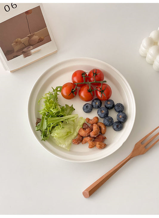 Simple Matte High-end Tableware Ceramic Plate
